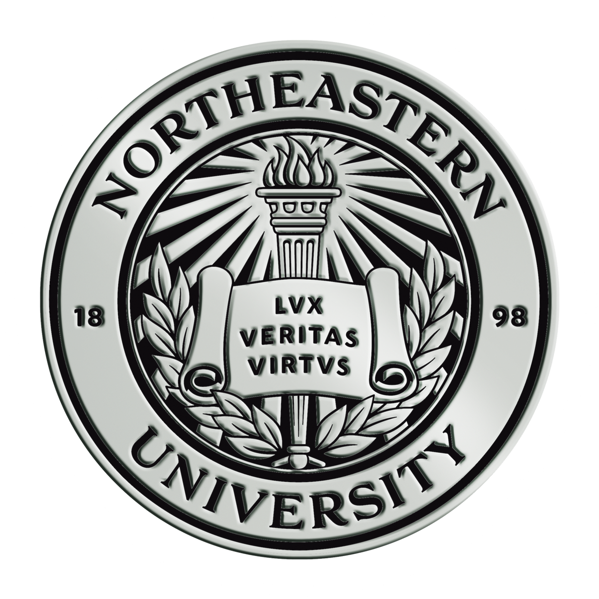 CAPGOWN | Northeastern University Pewter 1898 Medallion