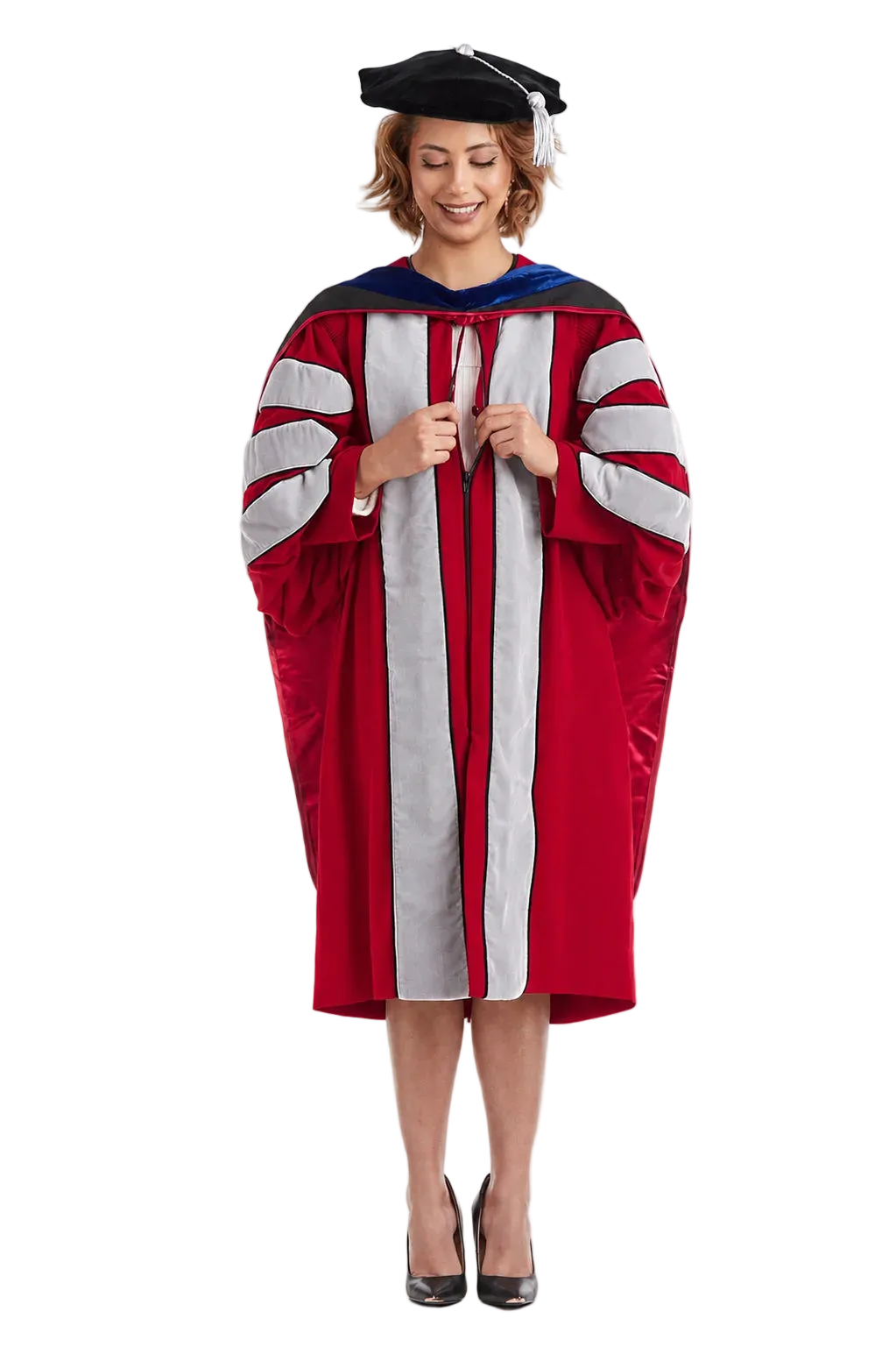 Complete Ohio State University Ph.D. doctoral regalia set