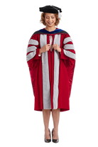 Complete Ohio State University Ph.D. doctoral regalia set