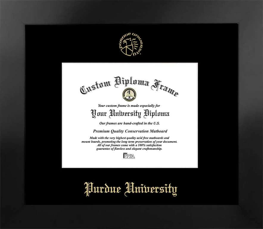 CAPGOWN | Purdue Manhattan Diploma Frame. Designed and made in USA.