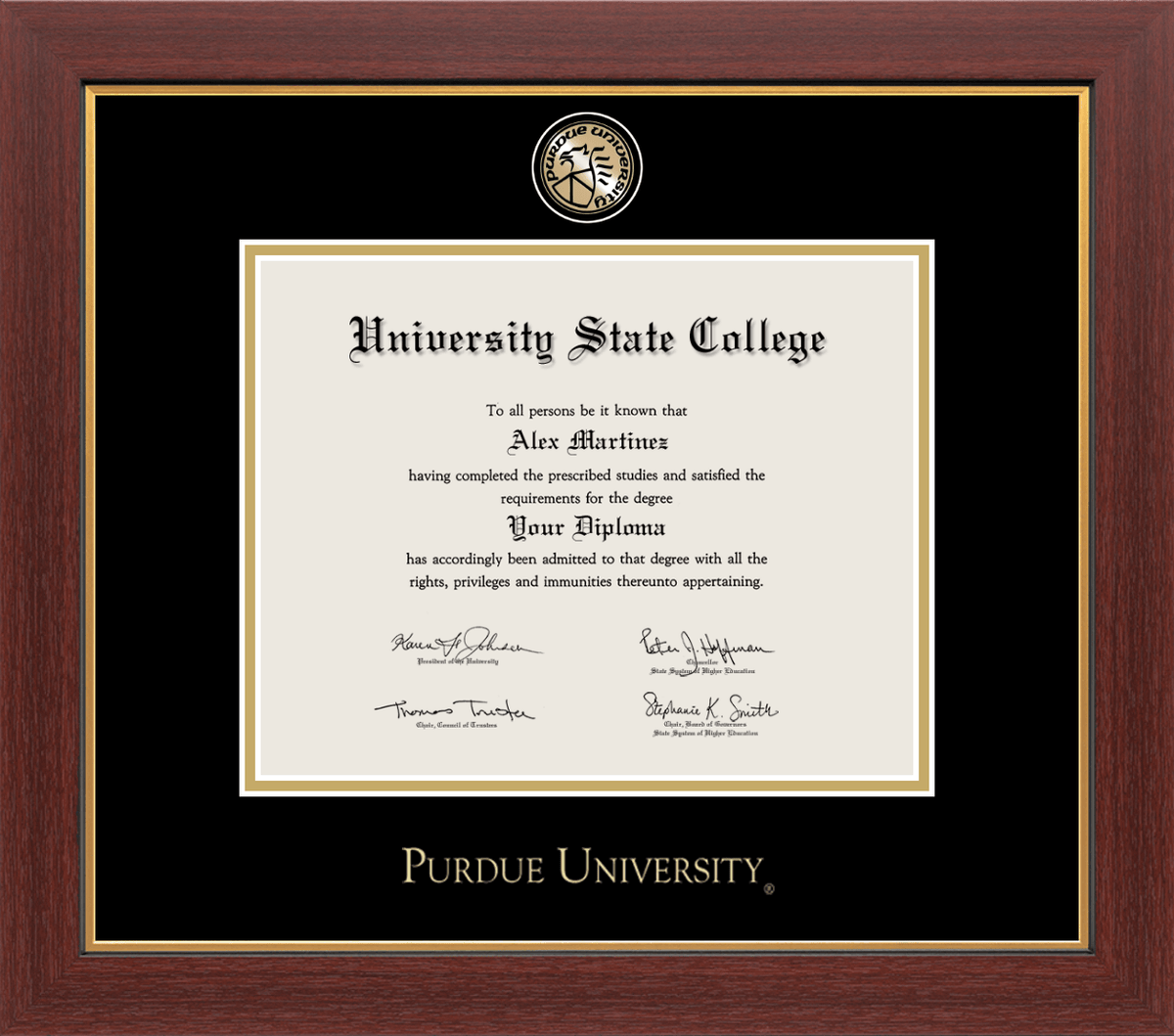 Marco del diploma Medallón de UC Merced