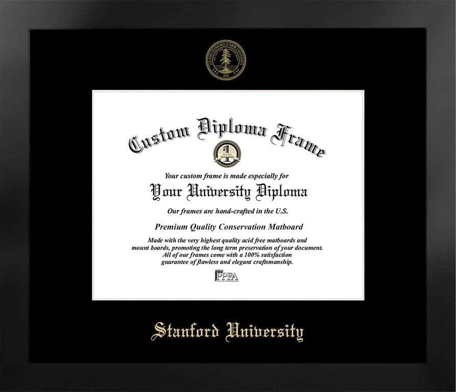 CAPGOWN | Stanford Manhattan Diploma Frame. Designed and made in USA.