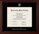 CAPGOWN | University of Tennessee Cherry Wood Diploma Frame for Bachelor, Master, and Doctoral Graduates. Designed and made in USA.