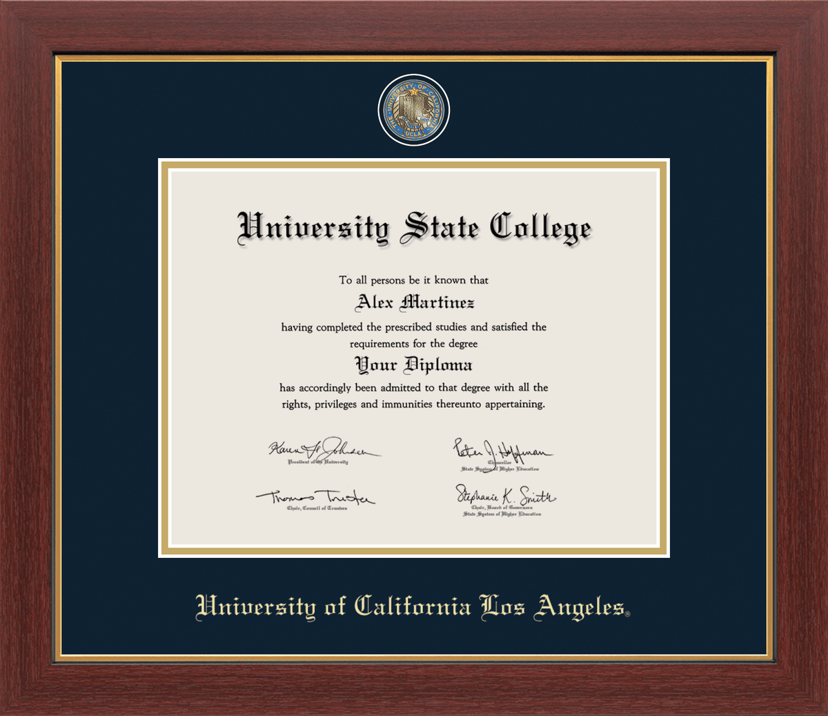 UCLA Medallion Diploma Frame