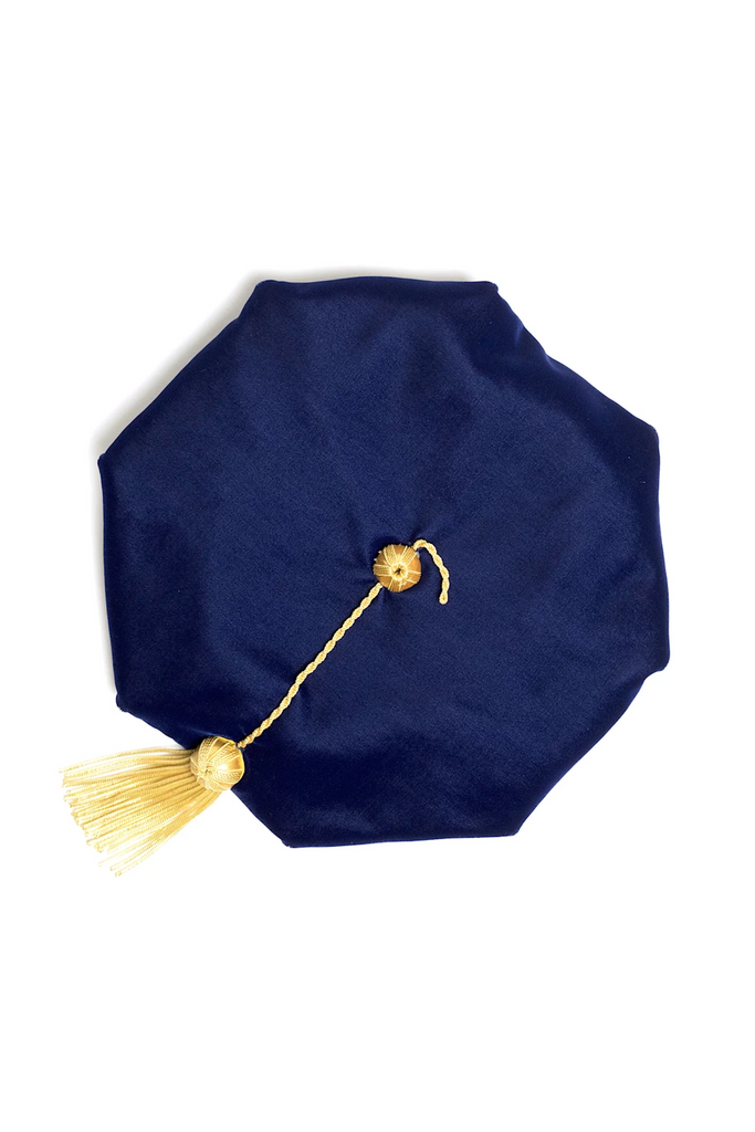 University of Illinois Urbana-Champaign  8-Sided Doctoral Tam (Cap) with Gold Tassel