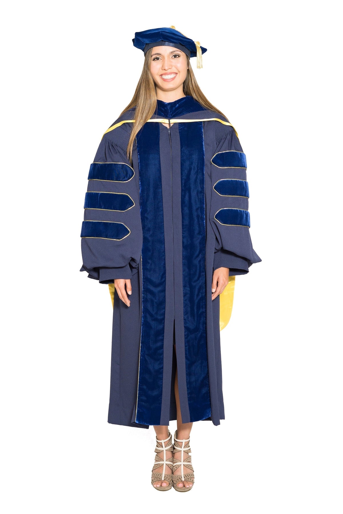 Regalia doctoral completa para UC Irvine