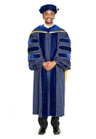 UC San Francisco Doctoral Gown, PhD Hood, & 8-Sided Cap Regalia Set