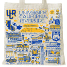 UC Riverside tote bag with landmark drawings | CAPGOWN