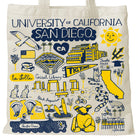 UC San Diego tote bag with landmark drawings | CAPGOWN