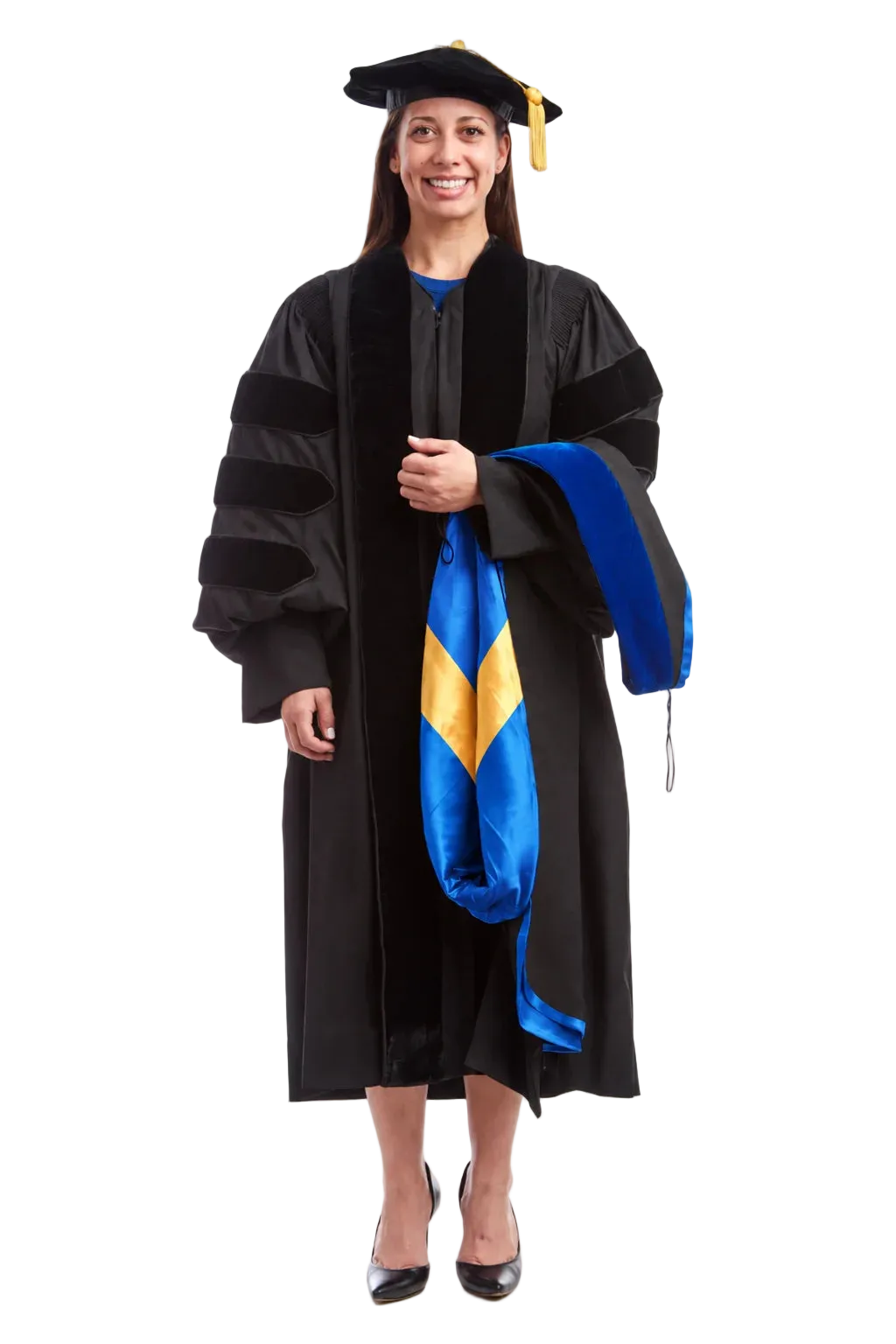 Regalia doctoral completa para UC San Diego