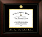 CAPGOWN | UC Santa Barbara Legacy Diploma Frame for Doctoral Graduates. Designed and made in USA.