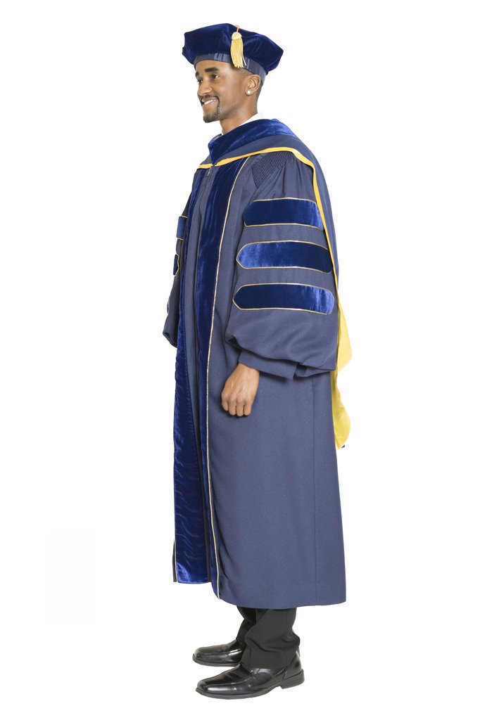 UCLA Doctoral Gown, Hood, & Tam Regalia Set