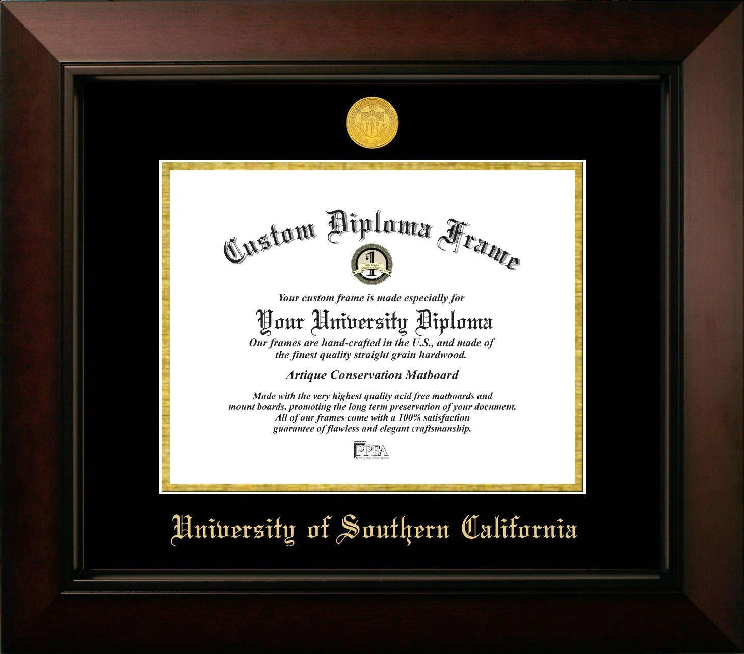 CAPGOWN | USC Legacy Diploma Frame. Designed and made in USA.