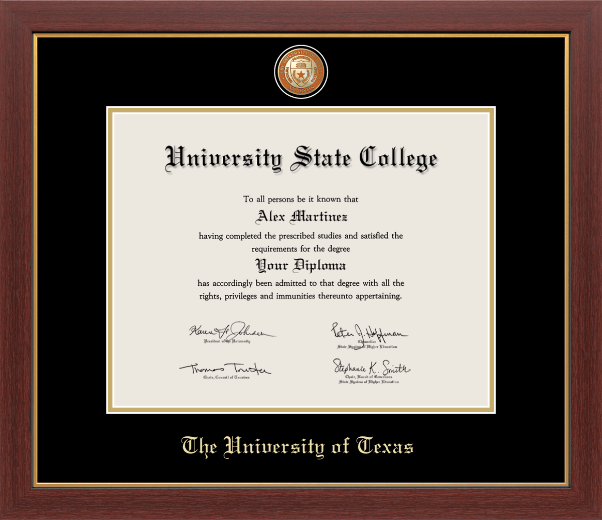 Marco del diploma Medallón de UC Merced
