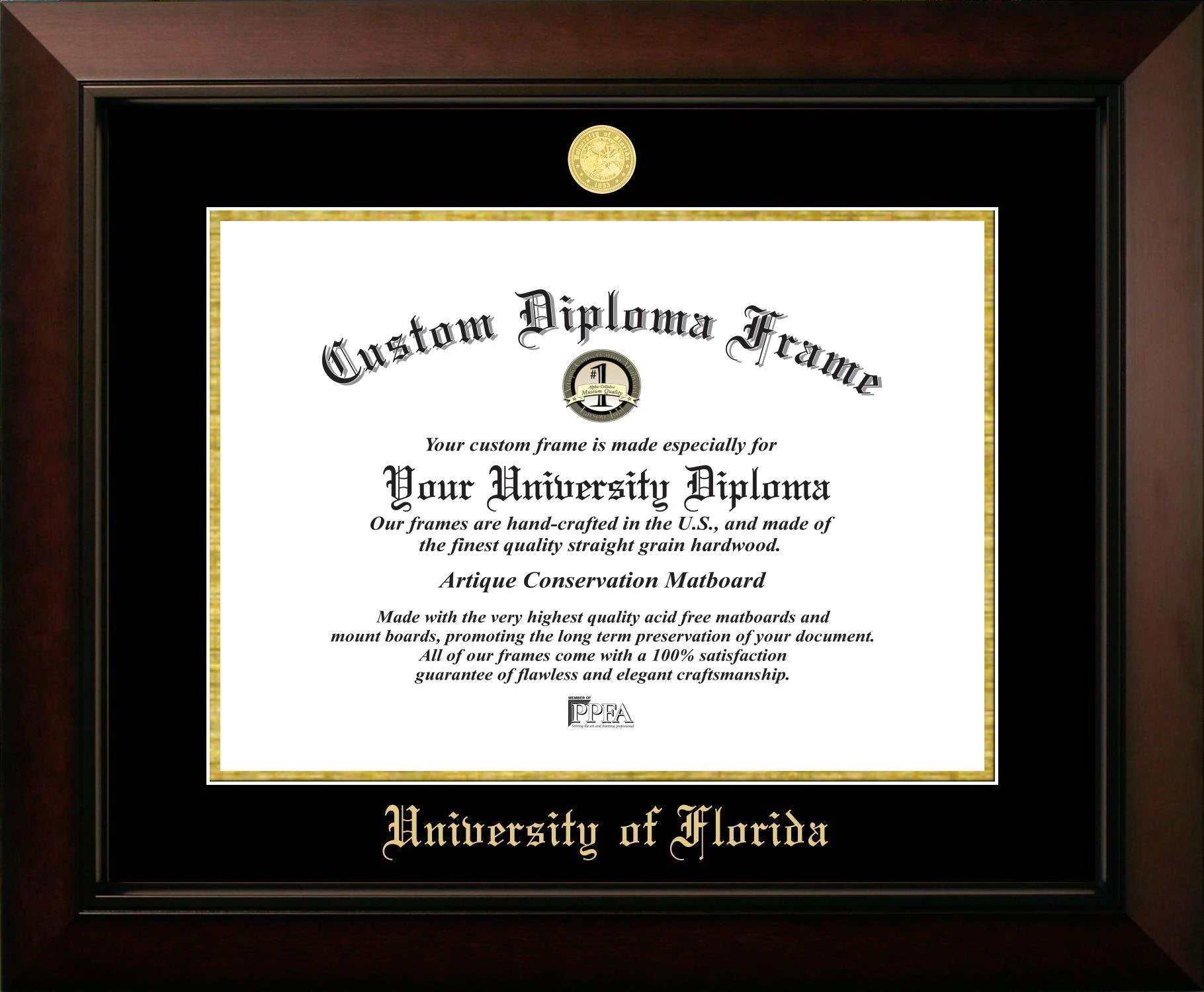 University of Florida Legacy Diploma Frame