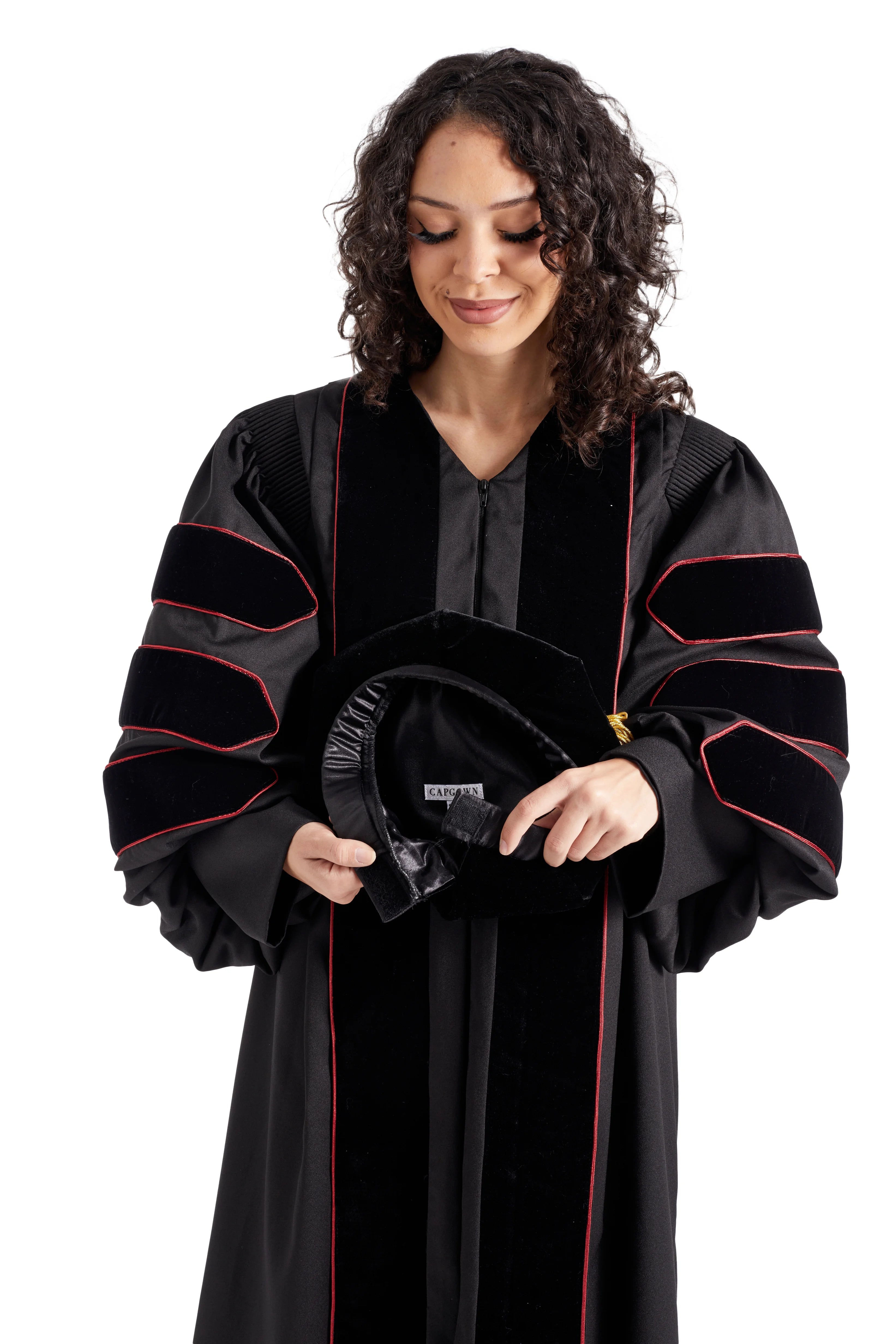 University of Georgia 8-Sided Doctoral Tam (Cap) with Gold Tassel