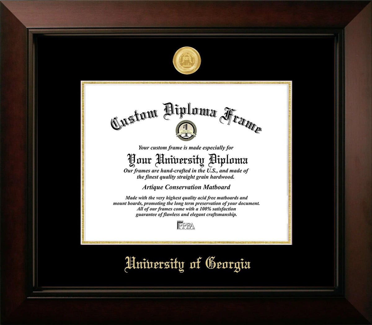 University of Georgia Legacy Diploma Frame