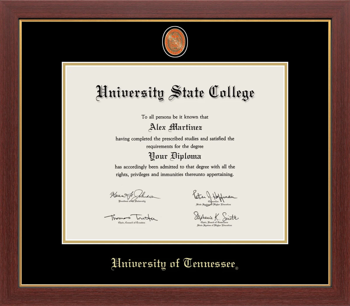Marco del diploma Medallón de UC Merced