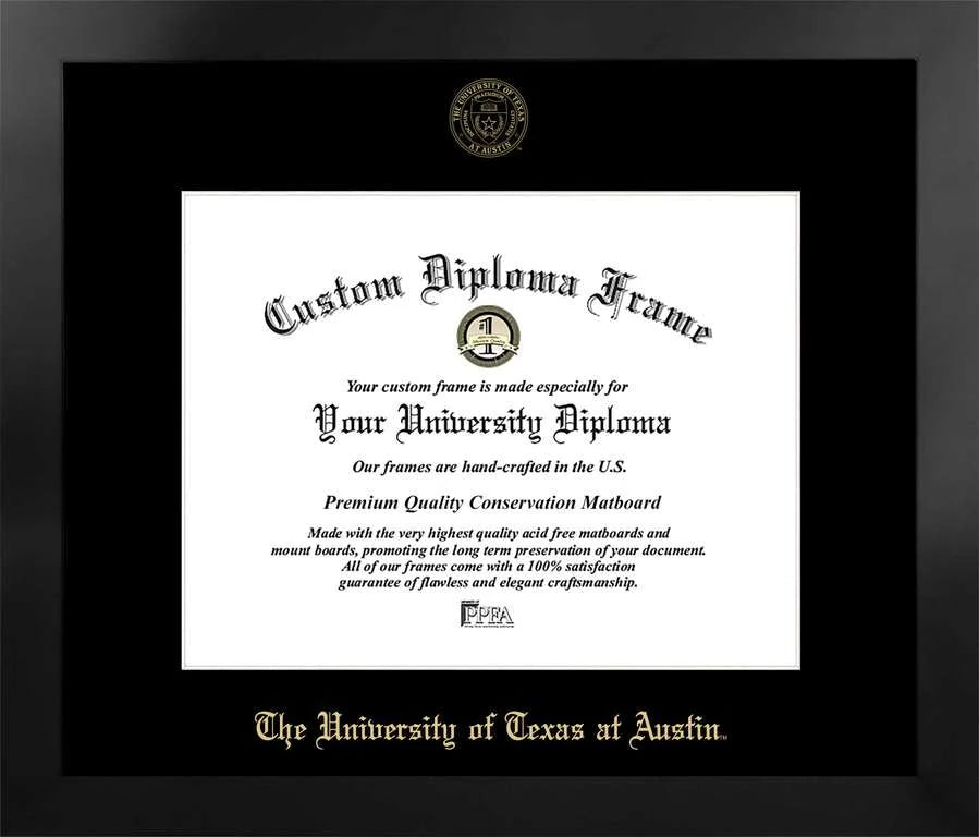 University of Texas at Austin Manhattan Diploma Frame