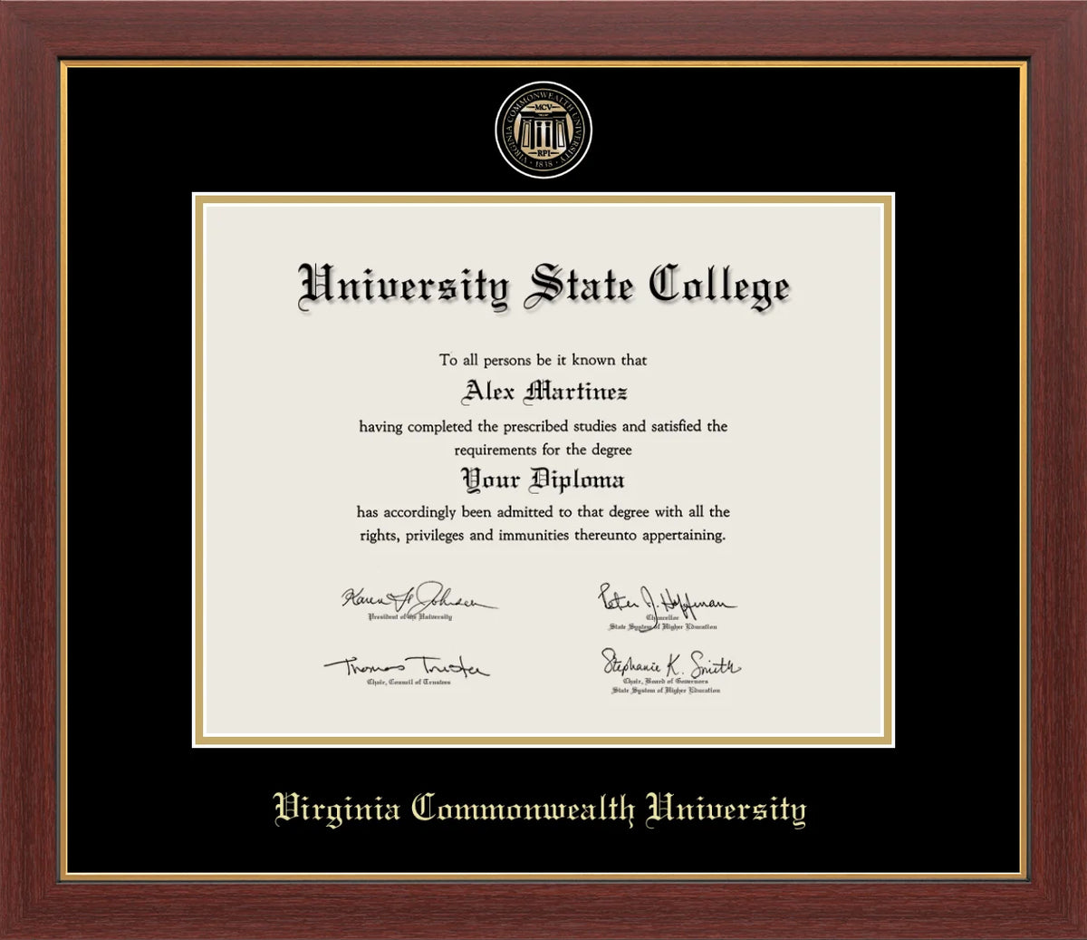 Marco del diploma Medallón de UC Merced