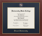 Drexel University Medallion Diploma Frame