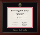 Lamar University Cherry Wood Diploma Frame