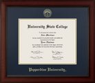 Pepperdine University Cherry Wood Diploma Frame for bachelor's, master's, and doctoral graduates