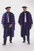 University of Illinois Urbana-Champaign PhD Regalia Set. Doctoral Gown, Hood, and Eight Sided Doctoral Tam with Tassel