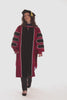 UMass Amherst PhD Regalia Set. Doctoral Gown, Hood, and Eight Sided Doctoral Tam with Tassel