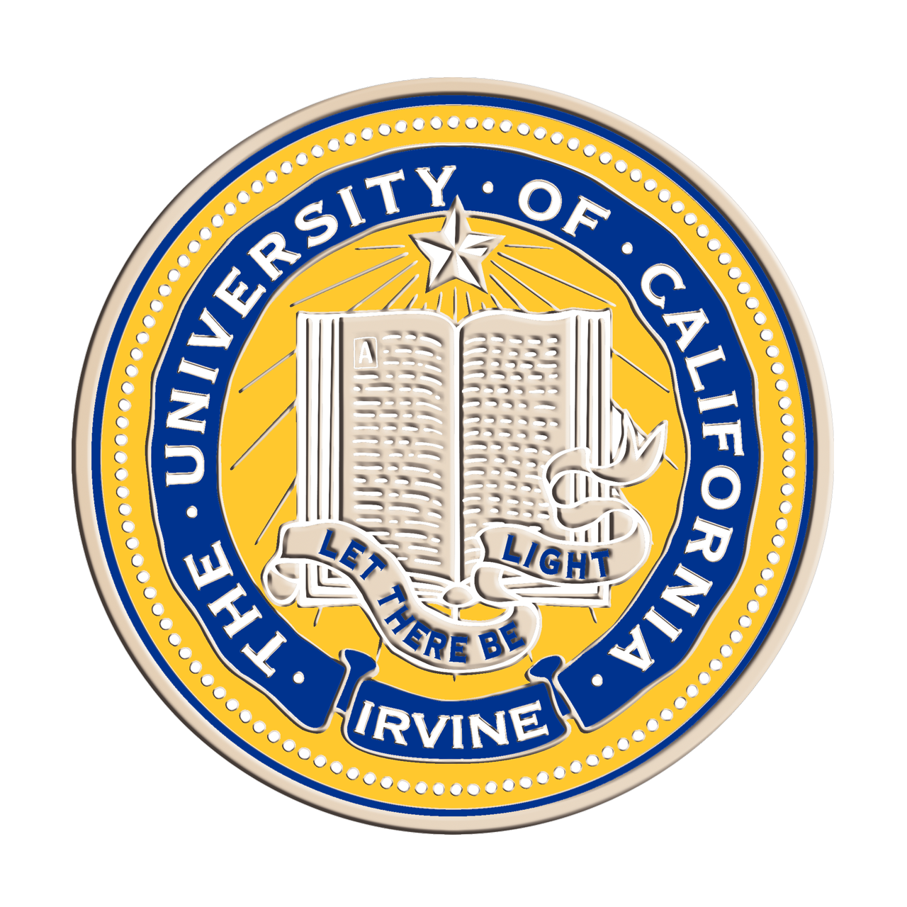 UC Irvine Medallion Diploma Frame CAPGOWN
