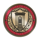 University of Arkansas brass medallion