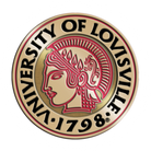 University of Louisville brass medallion