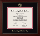 University of Louisville Cherry Wood Diploma Frame