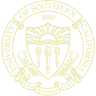 University of Southern California Gold Embossed Seal