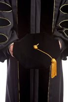 Missouri Eight-Sided Plush Velvet Cap / Tam with Silk Tassel