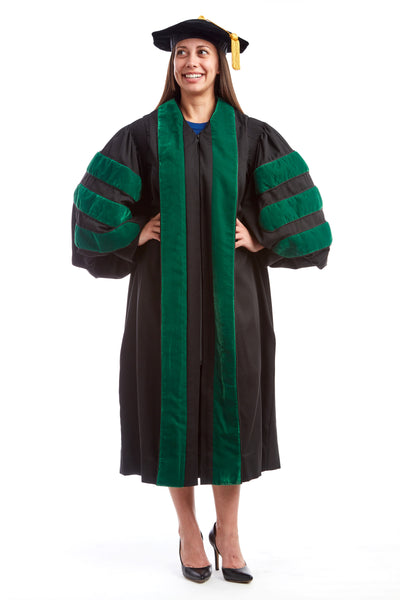 Premium Medical Rental Regalia Set - Medical Gown, Hood, and 8-Sided Tam - CAPGOWN