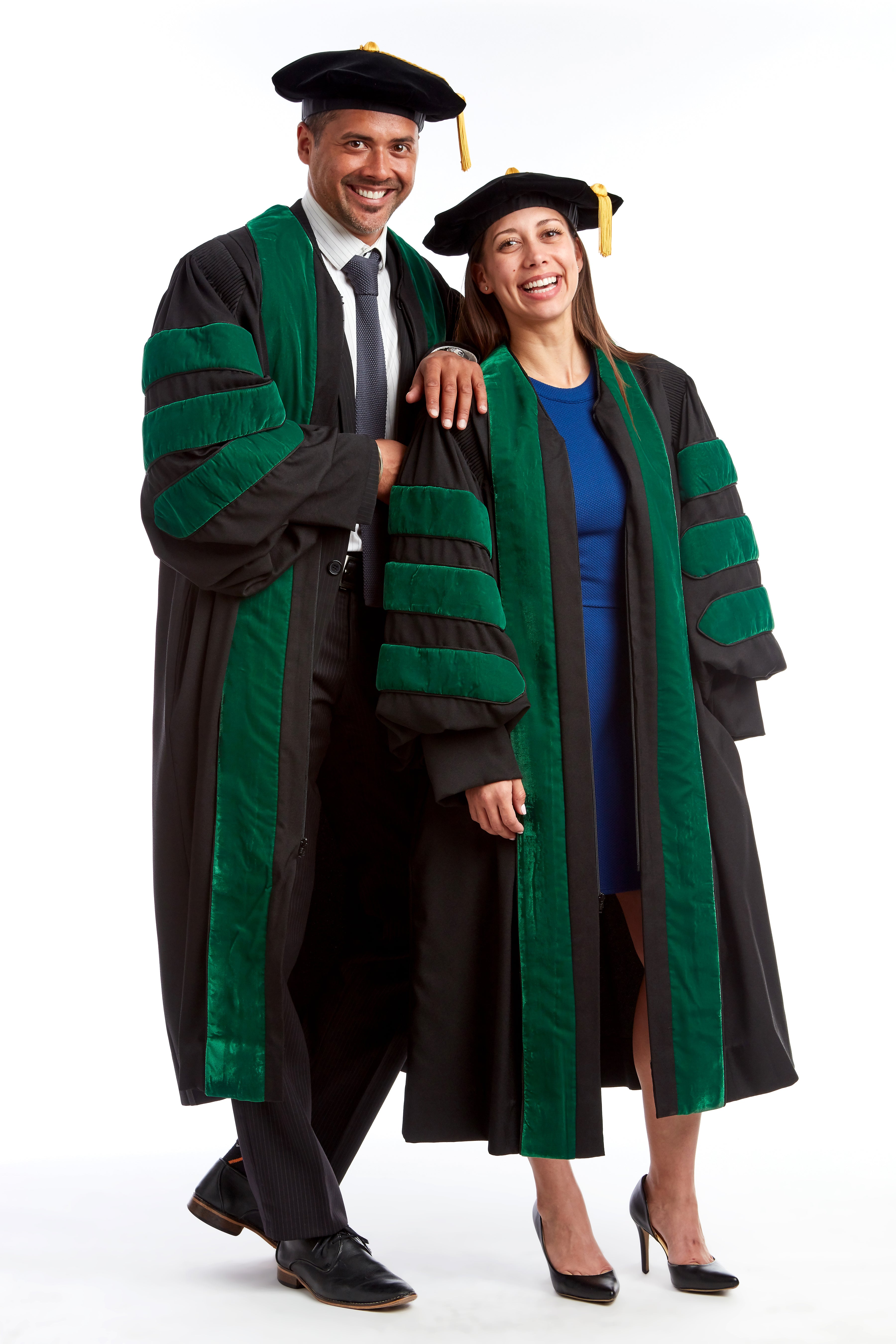 Premium Medical Regalia - Cap & Gown Set - CAPGOWN