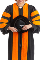 Princeton University 8-Sided Doctoral Tam (Cap) with Gold Tassel