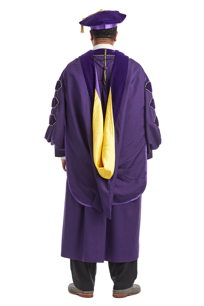 Graduation Cap, Gown, Tassel & Honor Cord Set: Shiny Finish