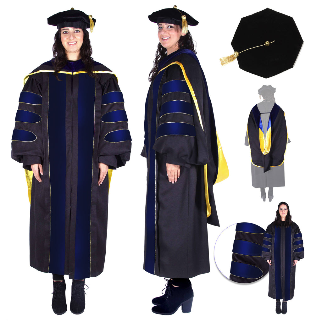 Premium PhD Regalia Set – CAPGOWN
