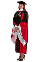 Stanford Complete Doctoral Regalia Set - Art/Humanities/MathDoctoral Gown, Hood, and Eight-Sided Cap/Tam with Tassel