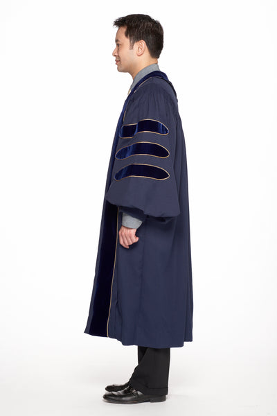University of California Doctoral Gown on Clearance. Worn at Berkeley, UCLA, UCSD, UCSB, Davis, Irvine, Santa Cruz, Riverside