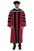 University of Minnesota Doctoral Regalia Set - PhD Gown, PhD Hood, and 8-sided Cap / Tam