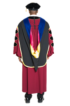 University of Minnesota Doctoral Regalia Set - PhD Gown, PhD Hood, and 8-sided Cap / Tam