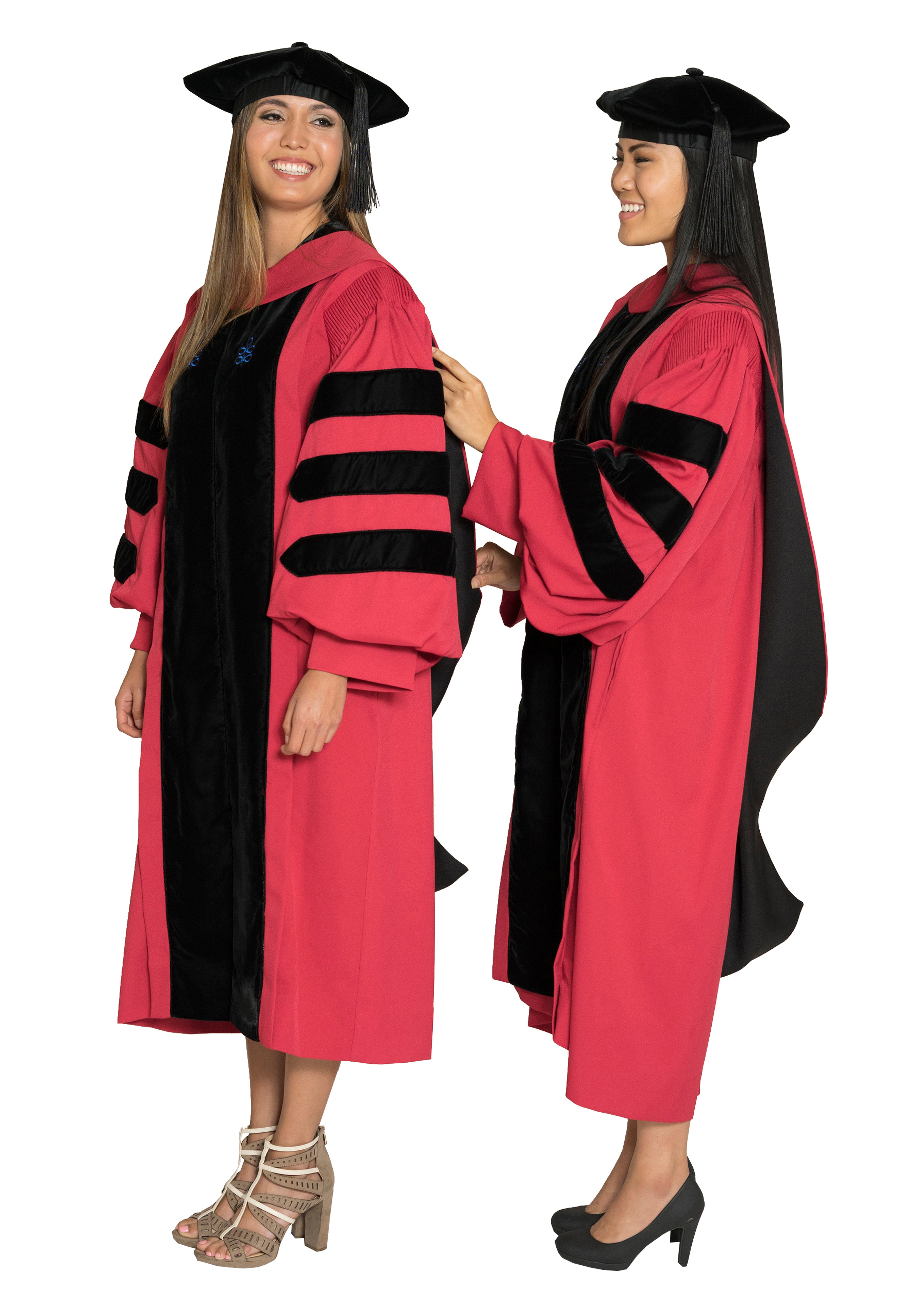 Harvard University Doctoral Regalia Rental - Harvard PhD Gown, Doctoral Hood, Four-Sided Cap/Tam