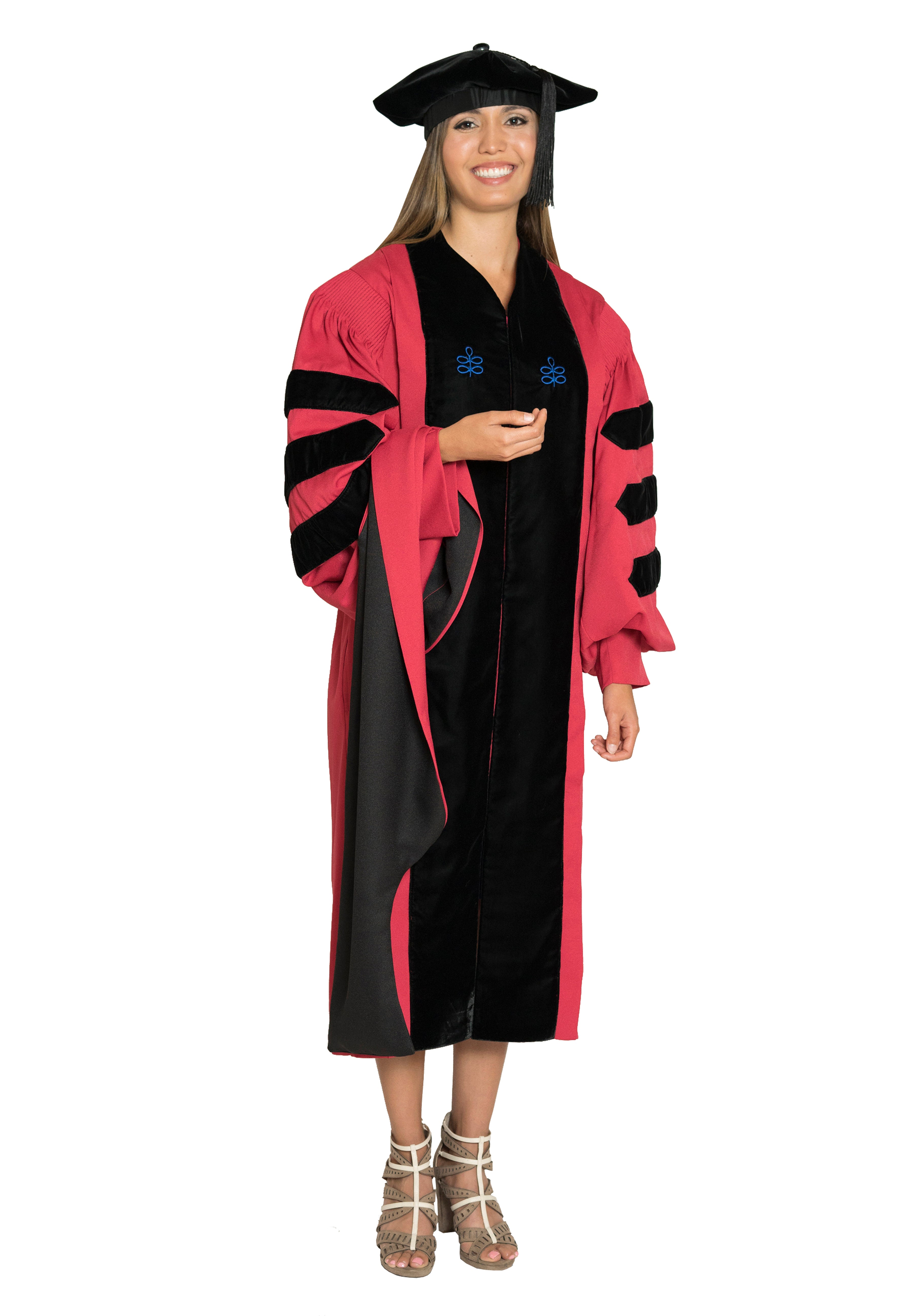 Harvard University Doctoral Regalia Rental - Harvard PhD Gown, Doctoral Hood, Four-Sided Cap/Tam