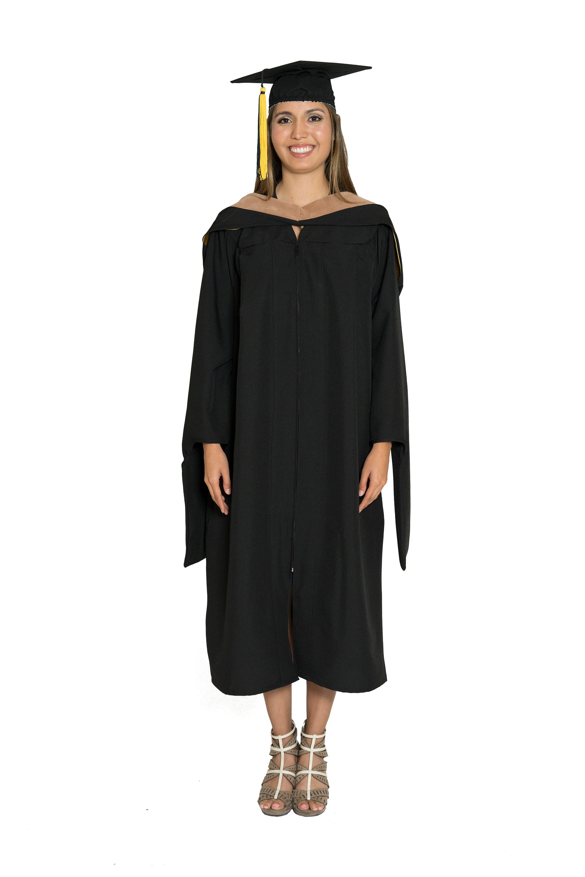 Masters of Business Administration Gown, Hood, & Cap set for UC Berkeley, UCLA, UCSD, UC Irvine, & UC Riverside Graduation