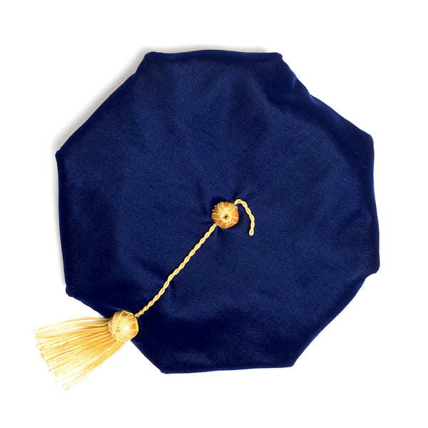 University of Pennsylvania 8-Sided Doctoral Tam (Cap) with Gold Tassel